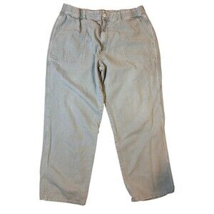 Madewell Men’s XL Green Fatigue Pants Comfort Stretch Waist Slacks